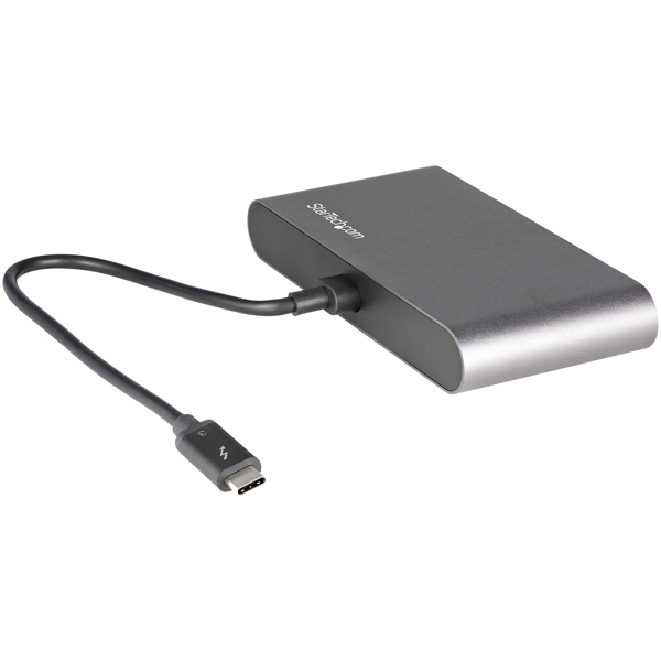 StarTech Thunderbolt 3 Mini dokkingstasjon med dobbel skjerm TB3DKM2DPL - TB3DKM2DPL