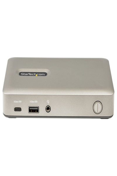 StarTech.com USB C-docka, USB-C till DisplayPort 4K 30Hz eller VGA, Mini USB-C-dockningsstation för bärbar dator med 65W strömförsörjning och genomströmningsladdning, 4-portars USB 3.1 Gen 1-hubb, GbE - DKM30CHDPDUE