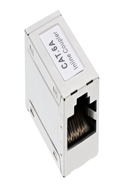 Adaptateur InLine Cat.6A - entièrement blindé - métal - 2x RJ45 F/F - 1:1