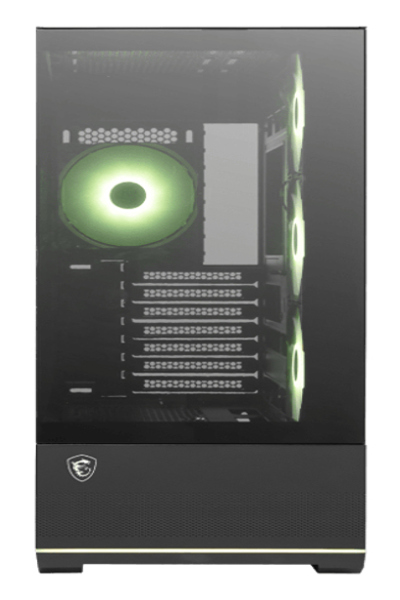 MSI Mag Pano 110R PZ Case ARGB Reverse Blade Fan 1x120mm ARGB+PWM Control Board - Mini tower - ATX - MAG PANO 110R PZ