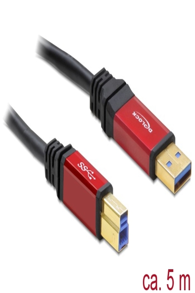 Delock Premium - USB-kabel - USB typ A (hane) till USB typ B (hane) - 82759