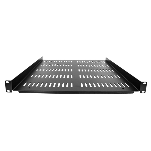 1U Vented Universal Rack Mount Cantilever Tray 19in - SHELF-1U-20-FIXED-V