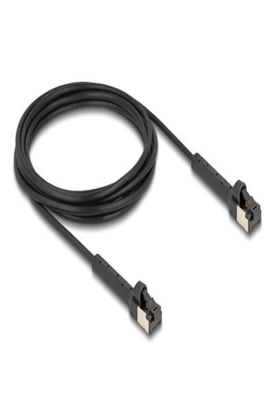 Delock Patch cable - RJ-45 (M) angled up to 60° to RJ-45 (M) angled up to 60° - 80936