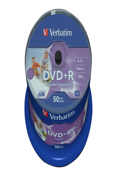 Verbatim 50 x DVD+R - 4.7 GB 16x - 43512