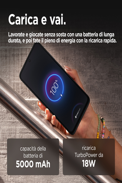 Motorola Solutions XT2433-5 Moto G35 Dual Sim - Midnight Black - 128 GB - 5,000 mAh - PB3K0033IT