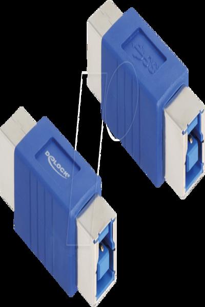Delock USB gender changer - USB Type B (M) to USB Type B (M) - 67228