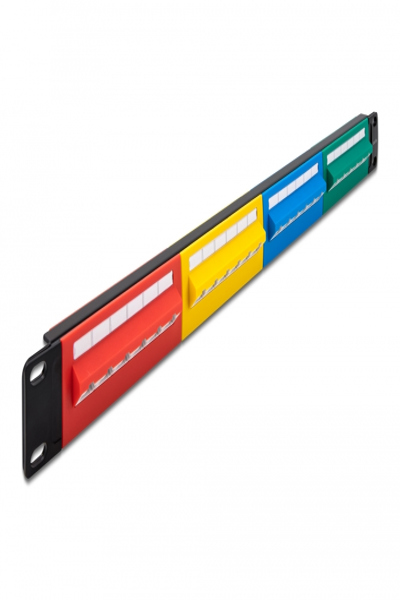 Delock Patch panel - cabinet mountable - 66880