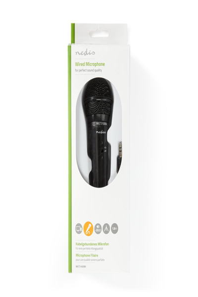 Nedis Desktop Mic for PC Smartphone - MICTJ100BK