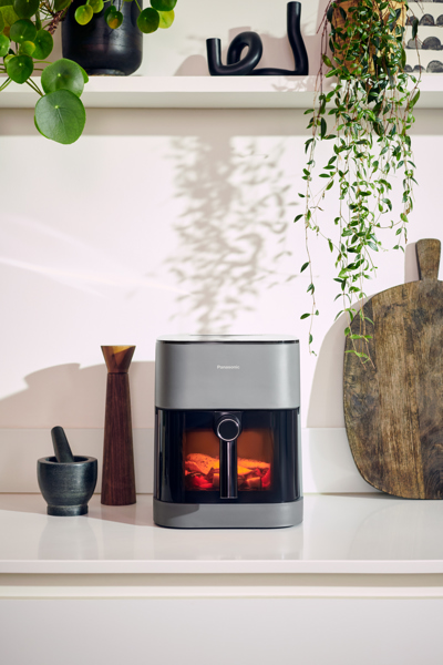 Panasonic NF-CC500SXE, Varmluftsfritös, 5 L, 80 °C, 200 °C, Enkel, Grå - NF-CC500SXE