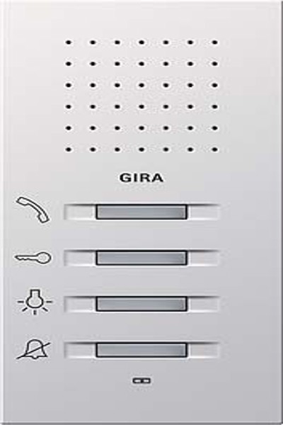 Station d'appartement GIRA 1250112 AP surface blanc pur