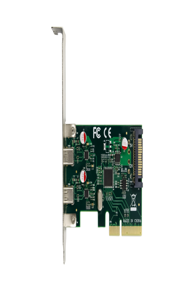 Conceptronic PCI Express Card 2xPort USB 3.2 Gen2 Typ-C sw - Serial ATA - SATA - 110014607101