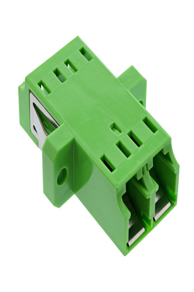 InLine Fiber optic coupler - duplex LC/LC - singlemode - green - ceramic sleeve - 89989R