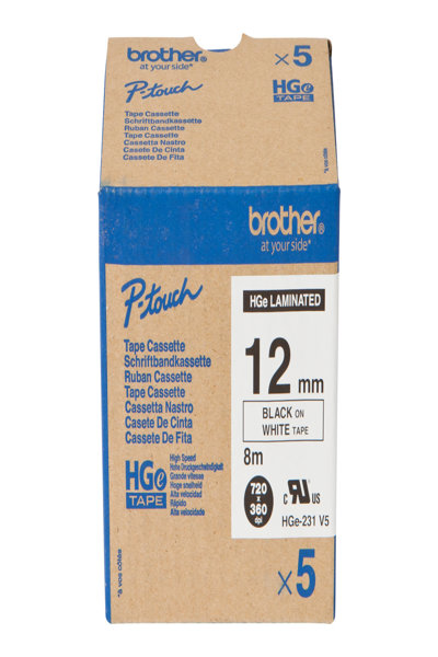 Brother HGE-231V5 noir sur blanc