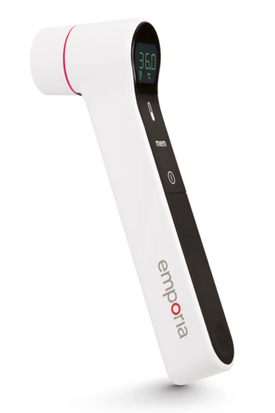 Emporia EMP-THERMO-22 - Remote sensing thermometer - Black - Red - White - Oral - Rectal - Ã‚Â°C - Ã‚Â°F - Body temperature - Surface temperature - 0.2 Ã‚Â°C