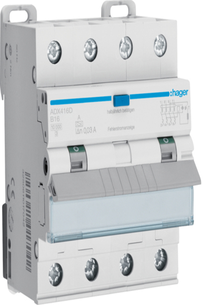 Dispositif à courant résiduel Hager ADX416D