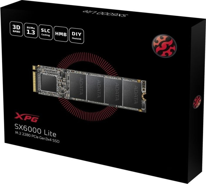 ADATA XPG SX6000 Lite 1TB M.2 PCIe 3.0 x4 NVMe SSD - ASX6000LNP-1TT-C