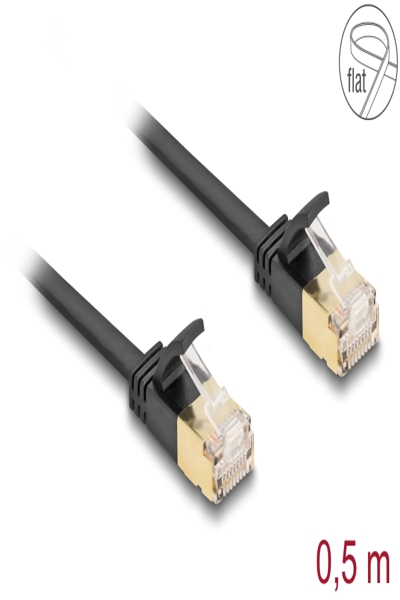 Delock Nätverkskabel - RJ-45 (hane) till RJ-45 (hane) - 80344