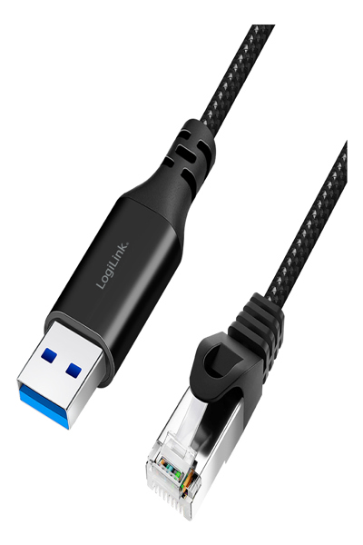 LogiLink CU0402 - Netzwerkadapter Kabel USB 3.0 Typ-A Gigabit Ethernet 2 m - Network Card - 1,000 Mbps - CU0402