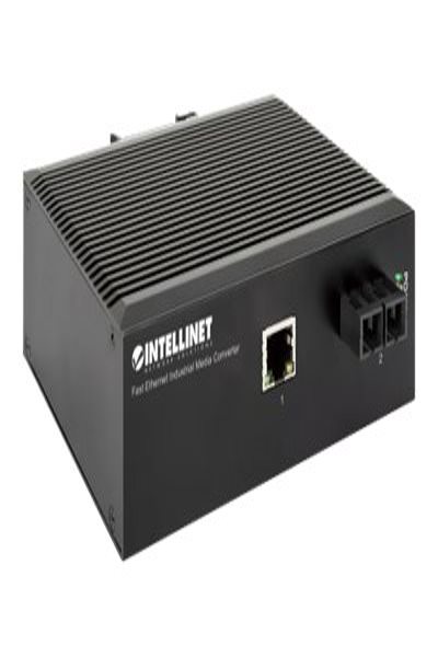 Intellinet industriell snabb Ethernet-mediaomvandlare - 508322