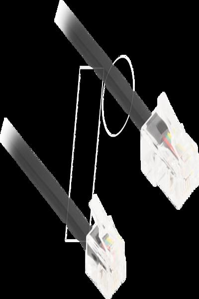 Delock Telefonkabel - RJ-45 (hane) till RJ-11 (hane) - 88035