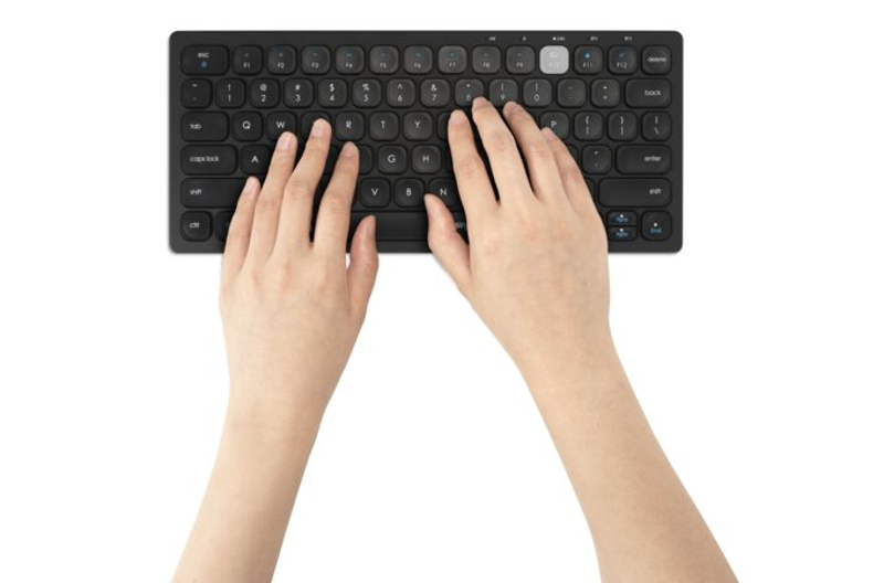 Kompakt dubbelt trådlöst tangentbord - Kensington ergonomiskt - K75502FR