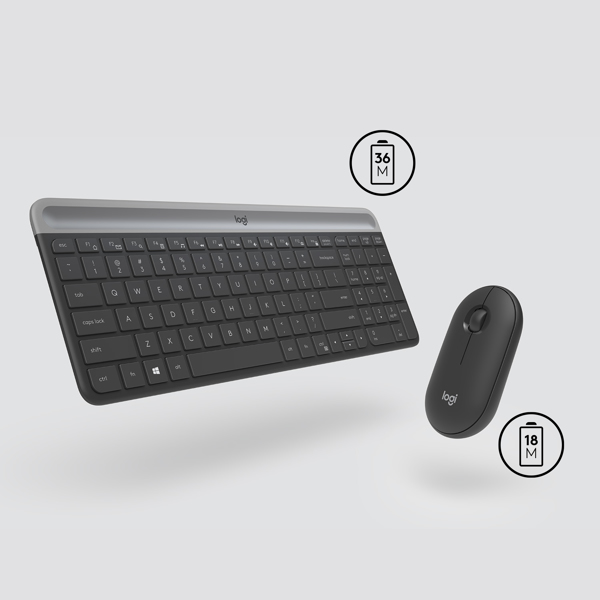 Logitech Slim Wireless Combo MK470 - 920-009192