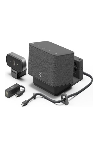Logitech Logi Dock Focus Room kit UC - Personal video conferencing system - 4K Ultra HD - 90 fps - 5x - Graphite - 991-000463