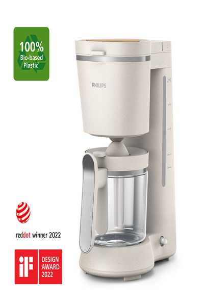 Philips Eco Conscious Edition HD5120/00 Drip Filter Coffee Machine - 1.2 L - Drip coffee maker - 1.2 L - Ground coffee - 1000 W - White - HD5120/00
