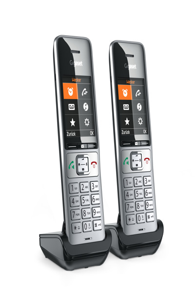 Gigaset COMFORT 500HX Duo Silver-Black Handset/Charger - L36852-H3061-R101