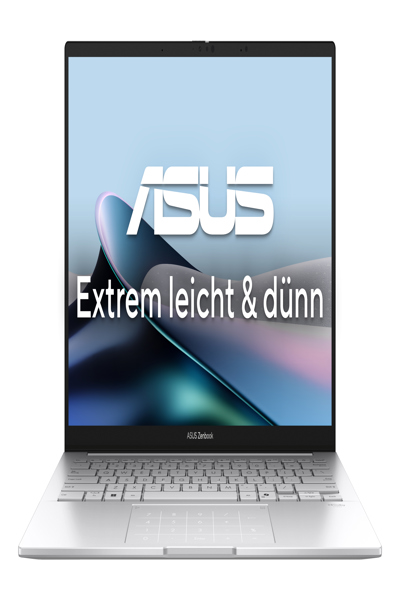 ASUS Zenbook 14 OLED UX3405CA-QD738W - 14" WUXGA OLED Intel Ultra 7-255H - Notebook - Core Ultra 7 - 90NB14W2-M01XC0