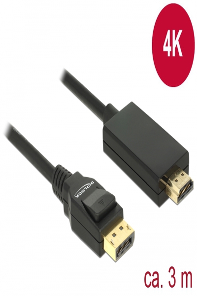Delock Adapter cable - DisplayPort male to HDMI male - 85318