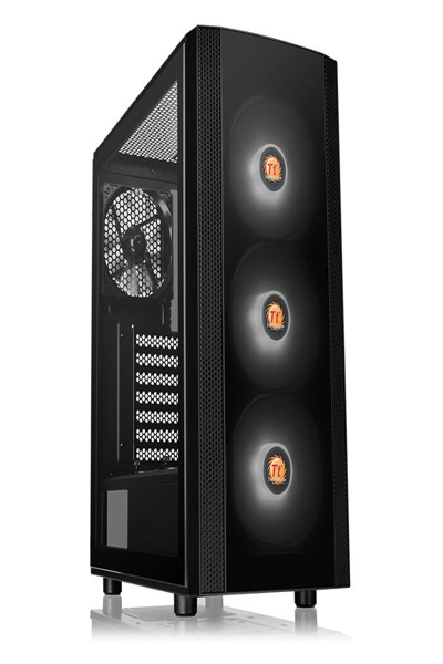 Thermaltake Versa J25 TG RGB Midi Tower PC Case - CA-1L8-00M1WN-01