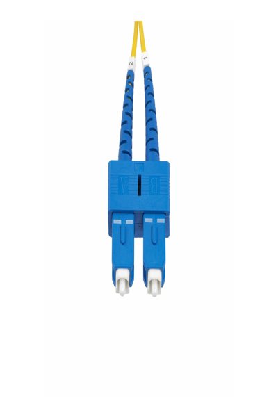 StarTech.com 5m (16.4ft) SC to SC (UPC) OS2 Single Mode Duplex Fiber Optic Cable, 9/125µm, Laser Optimized, 40G/100G Zipcord, Bend Insensitive, Low Insertion Loss - SMDOS2SCSC5M