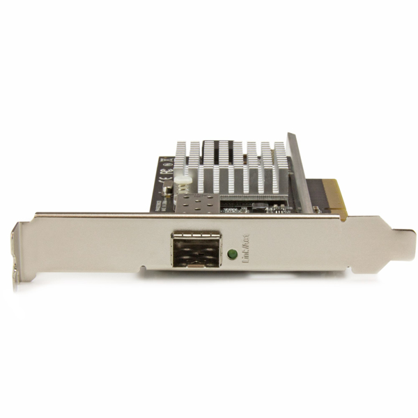 StarTech 1-Port 10G Open SFP+ Network Card - PCIe - Intel Chip - MM/SM - Internal - Wired - PCI Express - Fiber - 10000 Mbit/s - Black - PEX10000SFPI