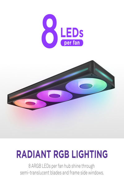 NZXT F-Serie F420 RGB Core LA fter Uni-Body Black RF-U42HF-B1 - RF-U42HF-B1