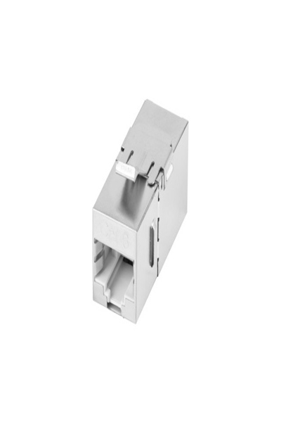 Lanberg KSF6-3090 - Flat - Stainless steel - RJ-45 - RJ-45 - Female - Female