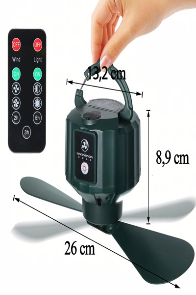 Ventilateur USB portable 2 en 1 FORÊT-NOIRE Extralink 1484