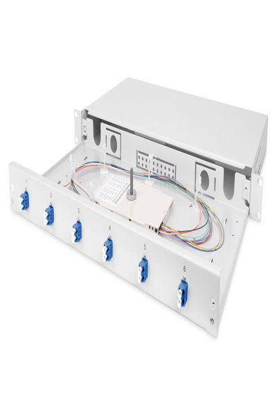 DIGITUS Fiber Optic Splice Box, Equipped, LC, OS2 - DN-96330/9