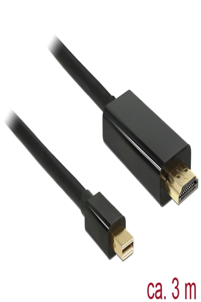 Delock Adapter cable - Mini DisplayPort male to HDMI male - 83700