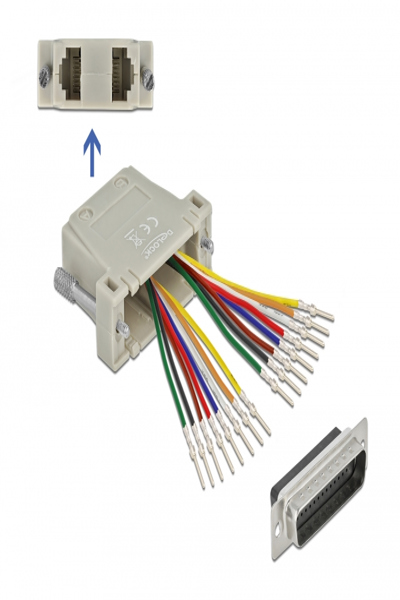 Adaptateur réseau Delock - RJ-45 (F) vers DB-44 (M)