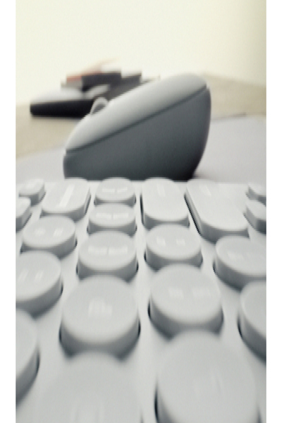 Logitech Pebble Keys 2 K380s - Mini - Wireless - RF Wireless + Bluetooth - Scissor key switch - AZERTY - Pink - 920-011805