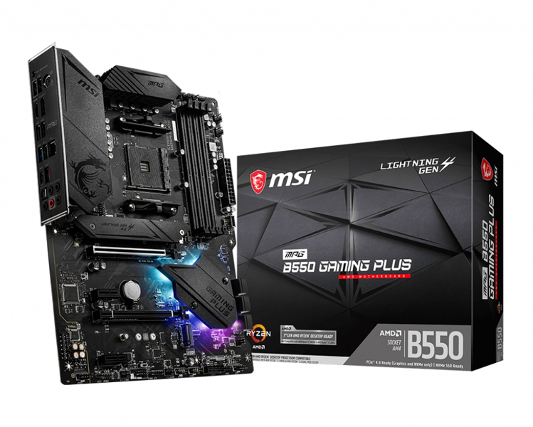 MSI MPG B550 GAMING PLUS - Moderkort - ATX - 7C56-003R