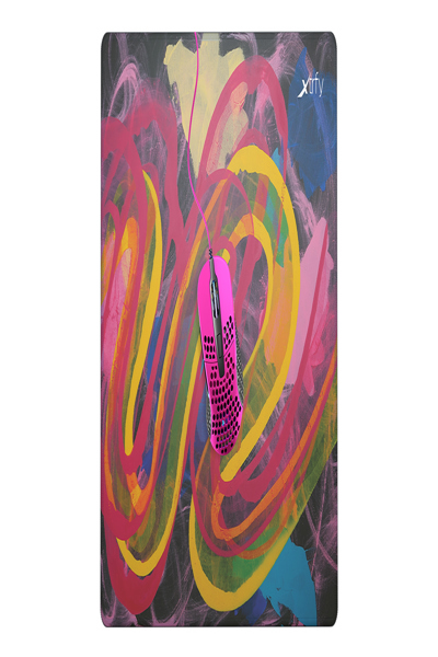 Cherry Xtrfy GP4, Multicolour, Image, Fabric, Non-slip base, Gaming mouse pad - XG-GP4-L-PINK