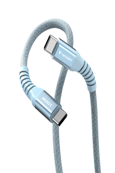 Verbatim Sync&Charge 100W USB-C/USB-C Magnetic blau 31856 - Cable - Digital - 31856