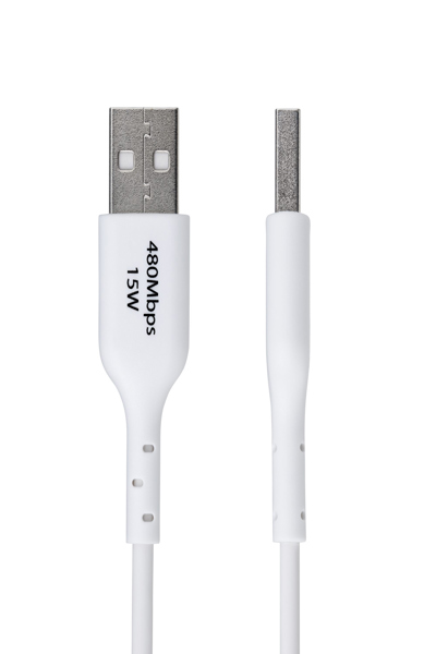 StarTech.com 1m vit USB-A till USB-C laddningskabel - USB2AC1MNCWHE