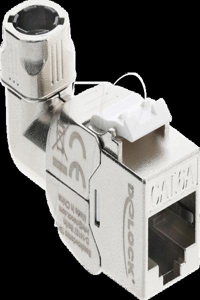 Delock Keystone Module RJ45 Jack to LSA Cat.6a 90Â° - 90800
