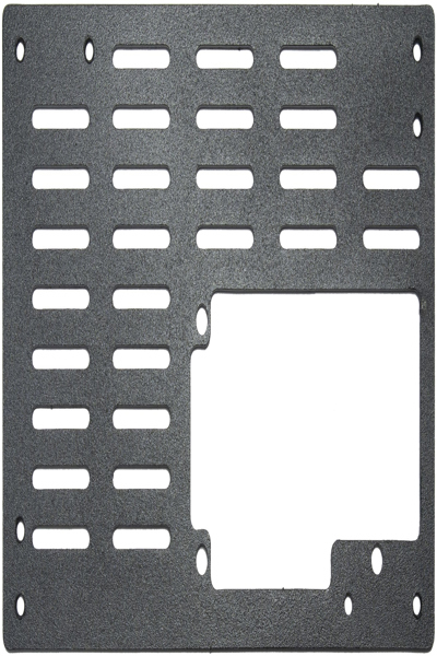 Inter-Tech 88885605 - Cache de protection d'alimentation - Acier - Gris - 150 mm - 86 mm - 2 mm