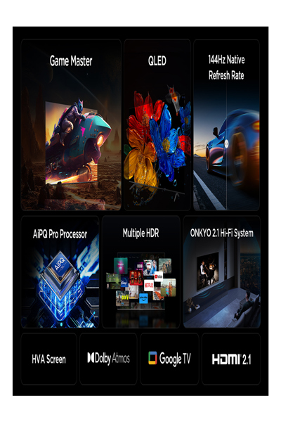 TCL P8K 65P8K 65" 4K QLED HDR Smart TV - 65P8K