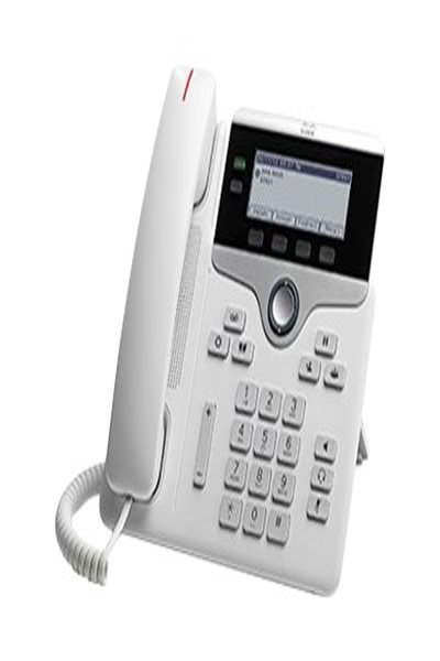 Cisco IP Phone 7821 - IP Phone - White - Wired handset - Polycarbonate - Desk/Wall - 2 lines - CP-7821-W-K9=