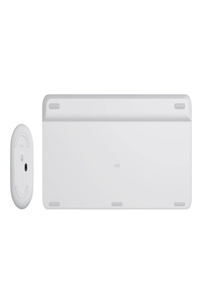 Logitech MK470 Slim Combo - Full-size (100%) - Wireless - RF Wireless - White - Mouse included - 920-009199